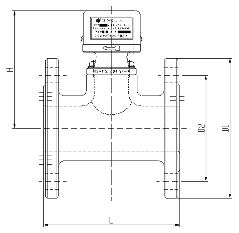 法兰式水流指示器尺寸及选型规格及尺寸