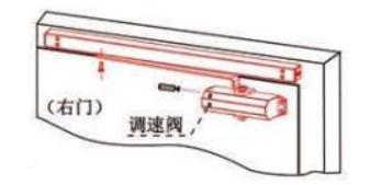 推门面电动闭门器安装方法