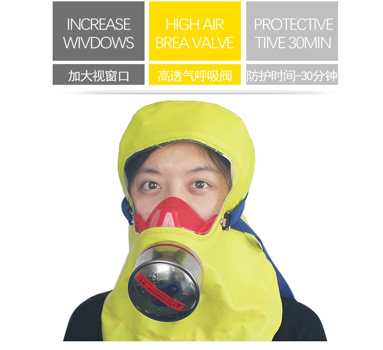 TZL30A过滤式消防自救呼吸器特点