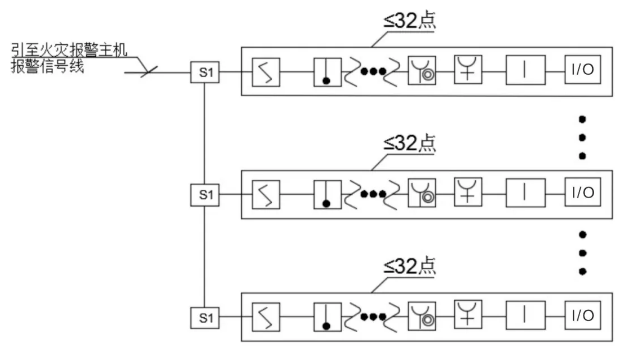 J-SCM01隔离模块分支接线图