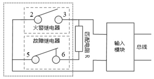 GHT-1050-02火焰探测器接线示意图