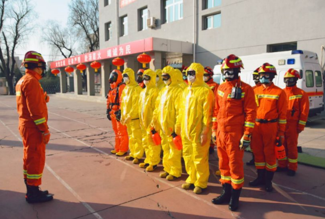 北京消防开展涉疫定点医院灭火救援桌面推演