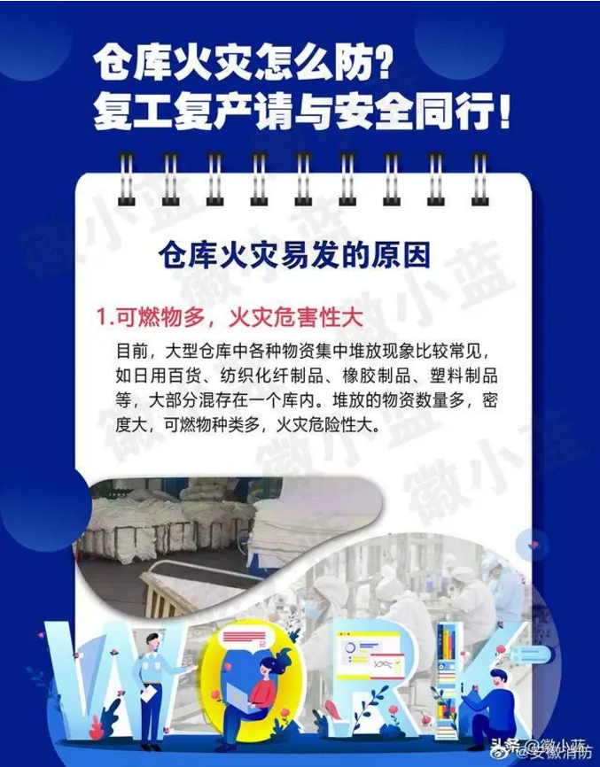 仓库起火事故时有发生，这些防范措施一定要做