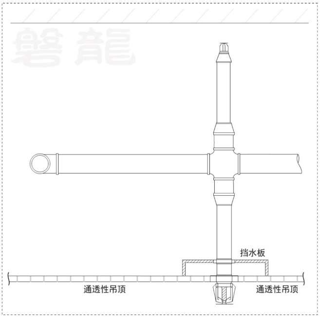 通透性吊顶洒水喷头布置要求