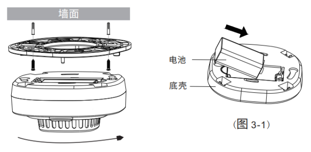 LZ-1918独立式光电感烟火灾探测报警器安装方法