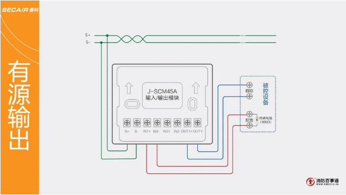 J-SCM45A输入输出模块接线图