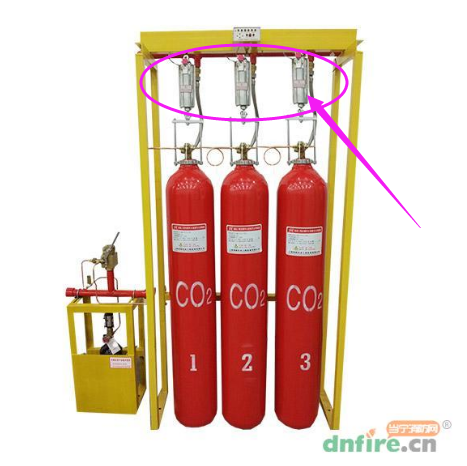 二氧化碳气体灭火系统二氧化碳灭火剂钢瓶称重装置