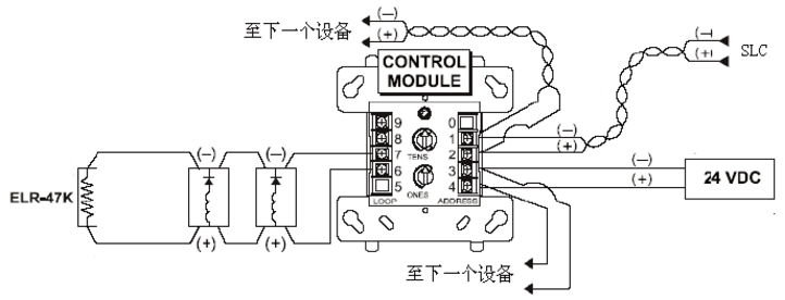 江森M300CJ智能控制模块24VDC电源控制接线图