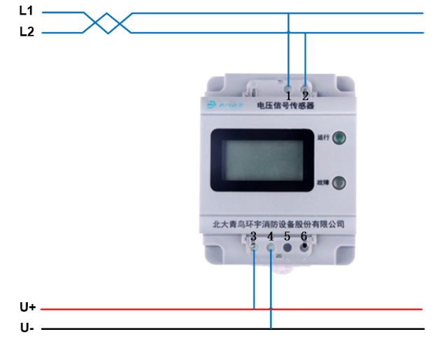 JBF6182电压信号传感器接线图