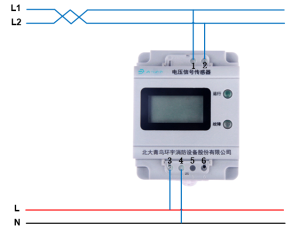 JBF6185交流电压信号传感器接线图