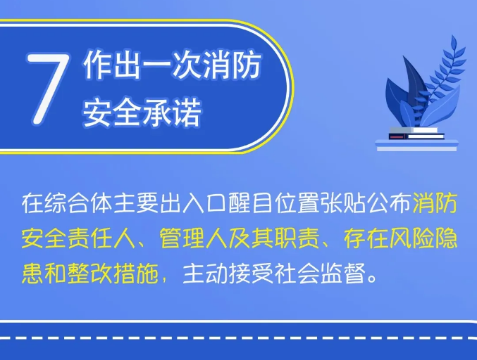 大型商业综合体消防安全管理七个一，做出一次消防安全承诺