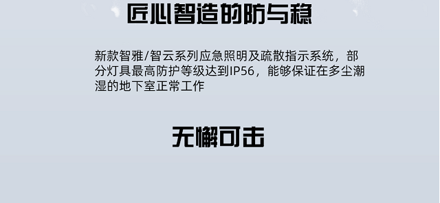 鼎信消防智臻/智雅系列应急照明及疏散指示系统特点