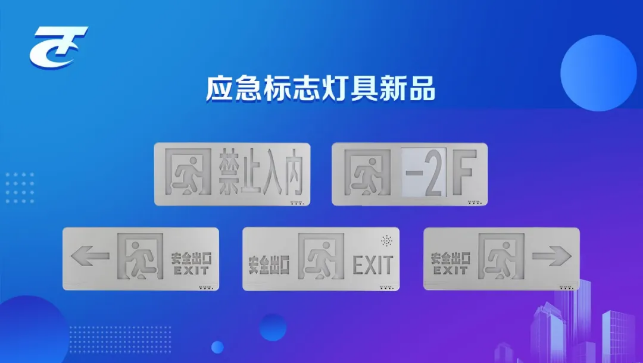 天成消防应急照明和疏散指示系统应急标志灯具新品