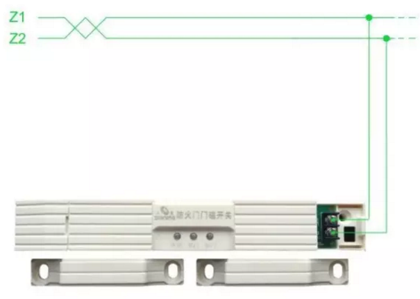 SY-FHMC-4788NC一体式防火门门磁开关接线图