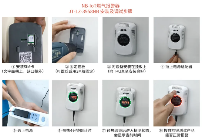 思维智安推出新国标NB-IoT燃气报警器安装图