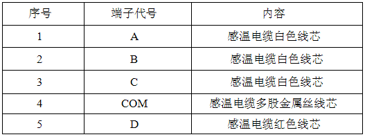 JTW-LCD-JF6229终端盒接线端子说明