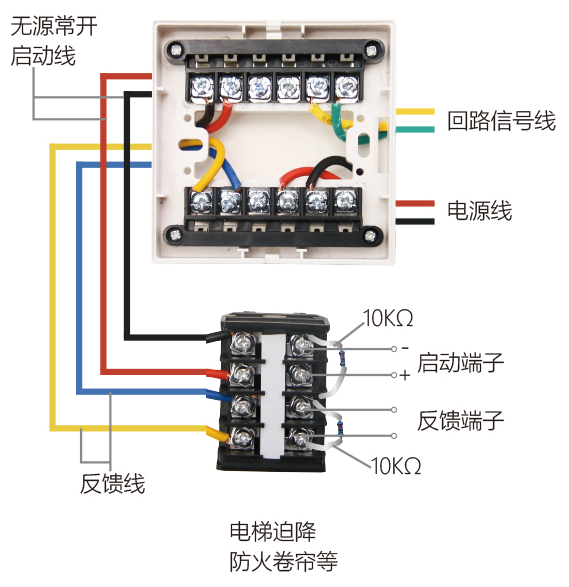 CST-F1407输入输出模块接线图无源输出