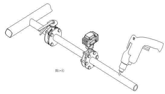 PSKD20电控消防水炮系统安装图