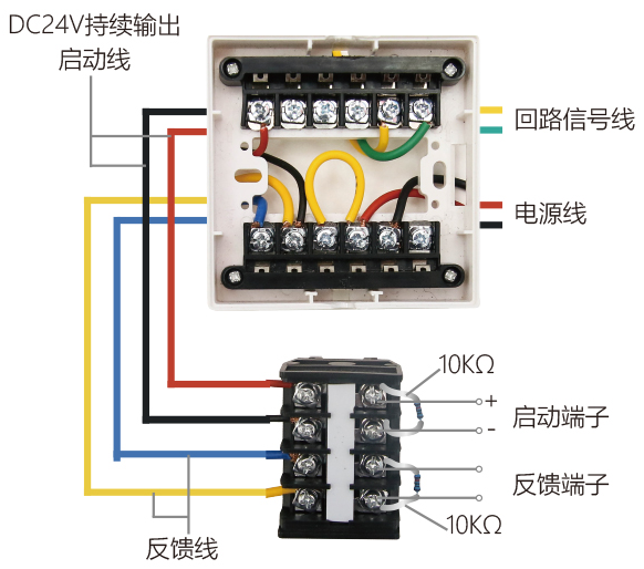 CST-F1402输入输出模块有源输出接线图