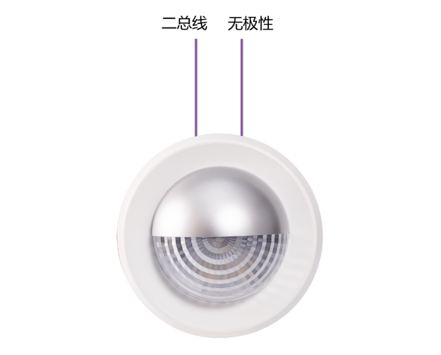 集中电源集中控制型应急照明灯具（壁挂式）接线图