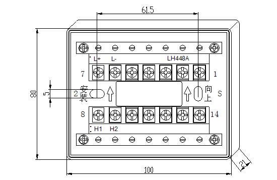 陆和LH448A输入模块接线图