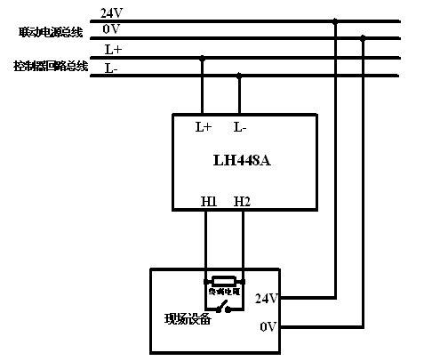 陆和LH448A输入模块接线图