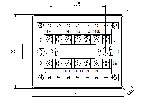 陆和LH448B输入输出模块接线图