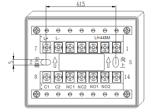 LH448M广播切换盒 陆和广播模块接线图