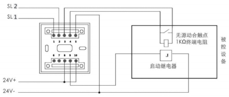 JF-M15直线接口盒接线图