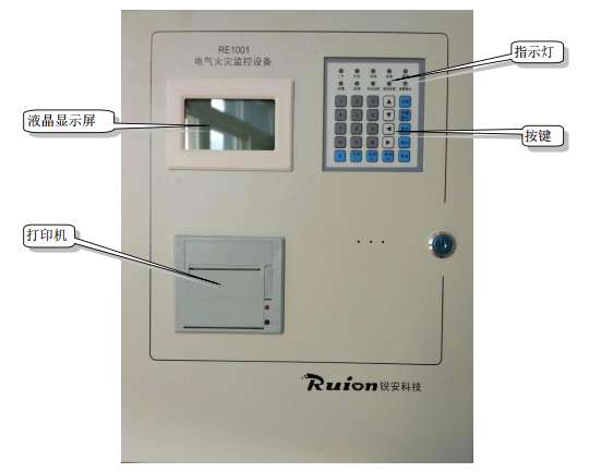 RE1001电气火灾监控设备外观图