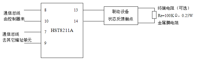 HST8211A输入模块接线图