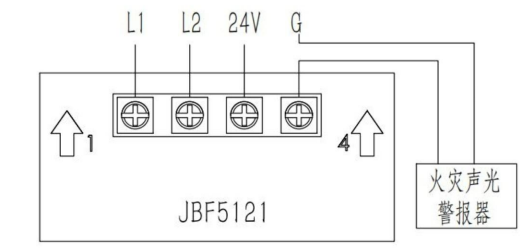 J-SAP-JBF5121手动火灾报警按钮接线图