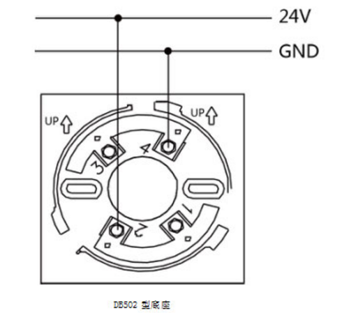 SM501/A火灾声光警报器接线图