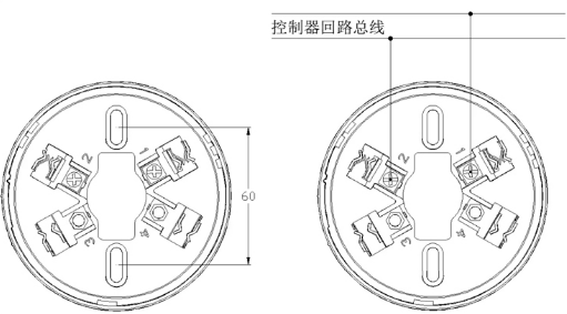 点型光电感烟火灾探测器JTY-GD-FANT6002接线图