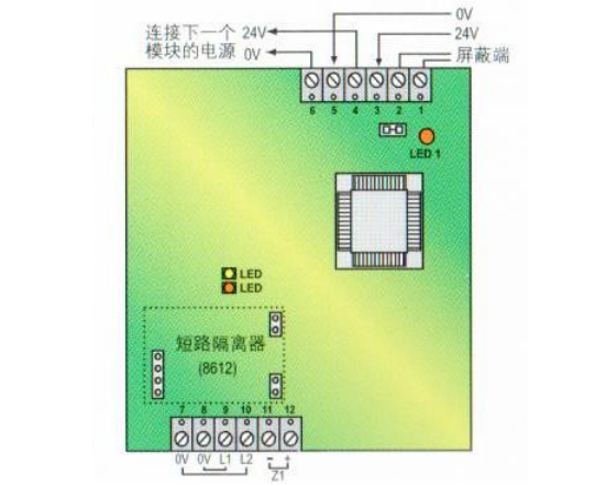 精灵8614输入模块接线图说明