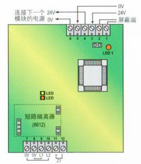 精灵8614输入模块接线图