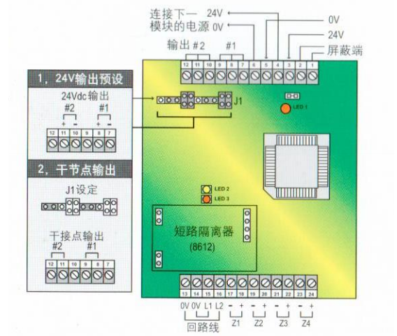 精灵8613输入输出模块接线图