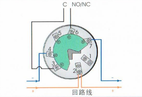 精灵1591探测器继电器底座接线图