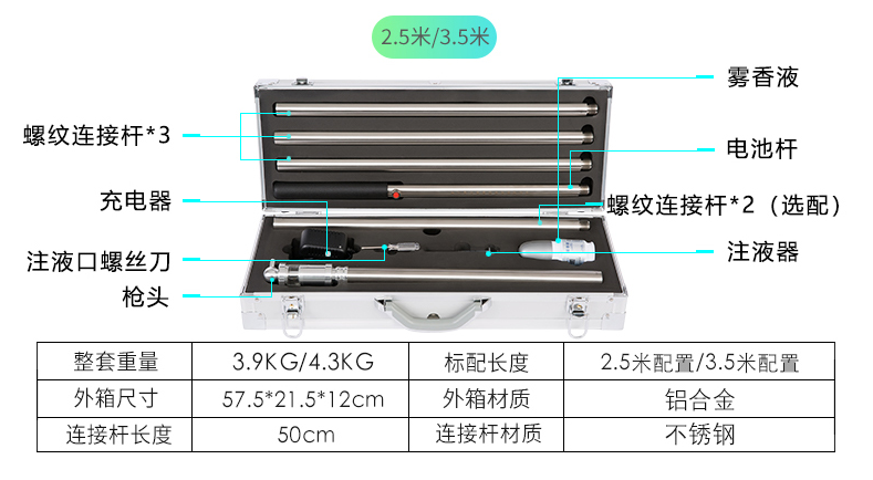 ABS-Y02烟感探测器试验器组成