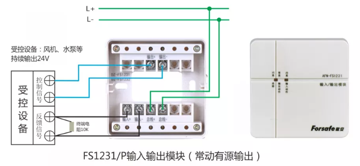 FS1231/P输入输出模块接线图