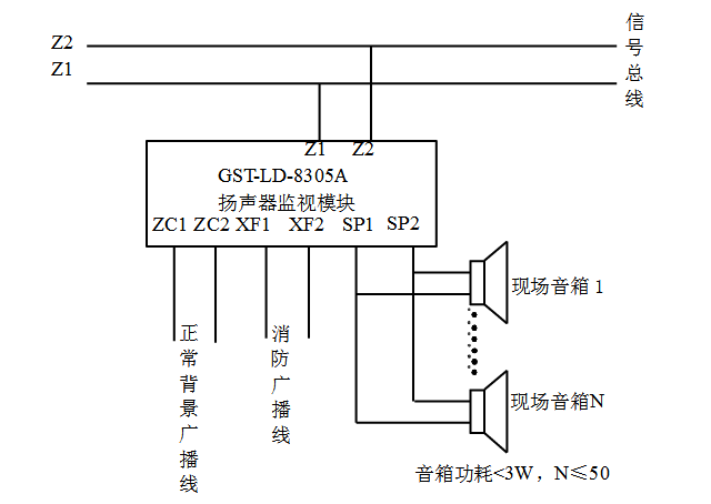 海湾8305接线图图片