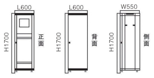 XY-C-300W-X应急照明控制器外观尺寸