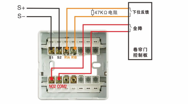 J-EI8043无源控制（两线制接线）接线图