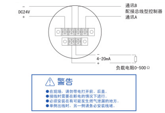 TC-F07-1点型可燃气体探测器接线方法