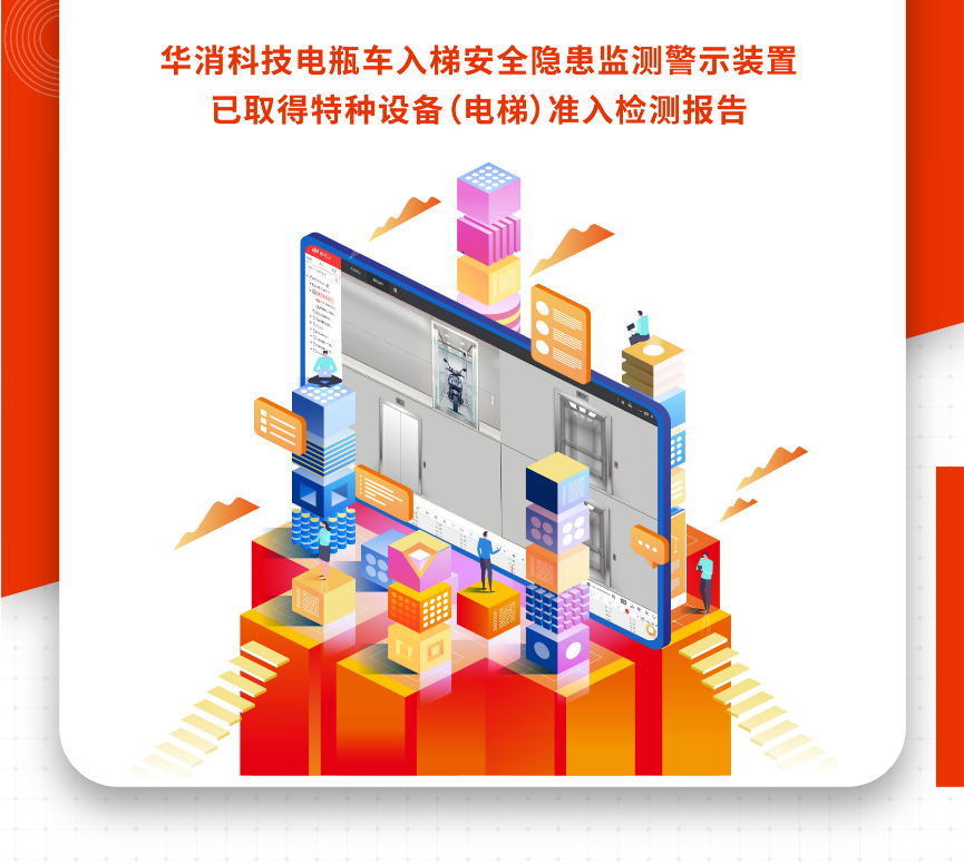华消科技视消云禁止电动车入梯解决方案