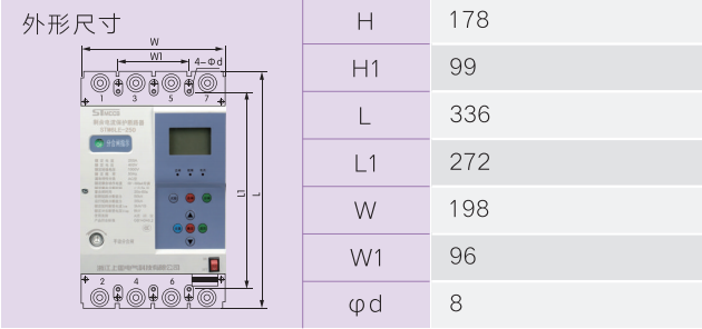 ZCMLEliC-400物联网塑壳断路器外观尺寸