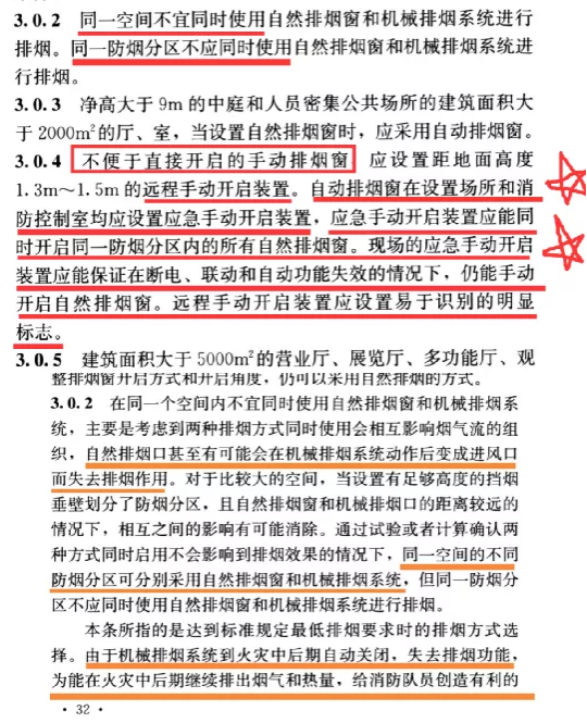 规范详解《自然排烟窗技术规程》防排烟原理、日常使用维护保养等内容介绍