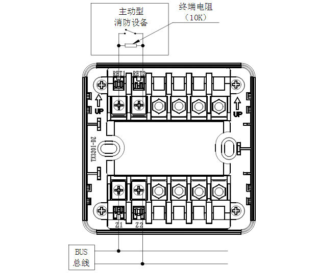 TX6200A输入接口接线图