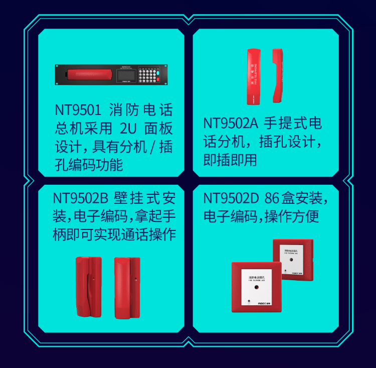 尼特NT9500消防电话系统组成