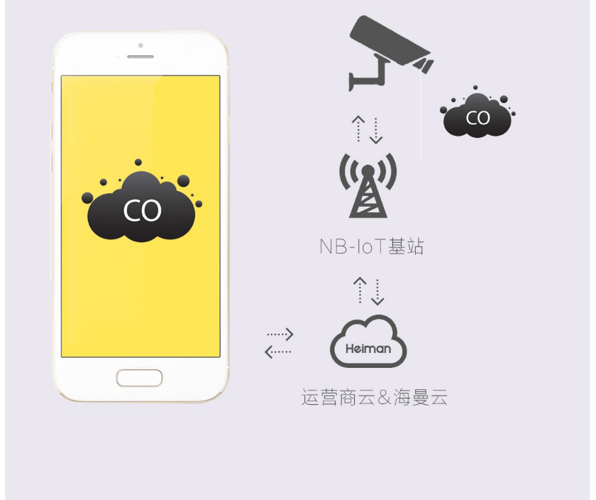 HS2CA-NB 一氧化碳报警器物联网云